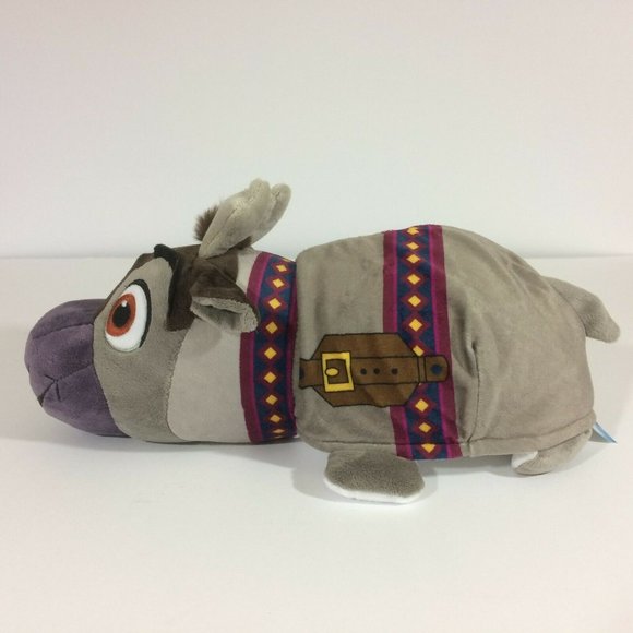 Disney Flipazoo Frozen Olaf Snowman Sven Reindeer Plush 14" Flip Stuffed Animal - Picture 4 of 12